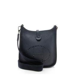 Hermes Taurillon Clemence Amazone Evelyne TPM Shoulder Bag