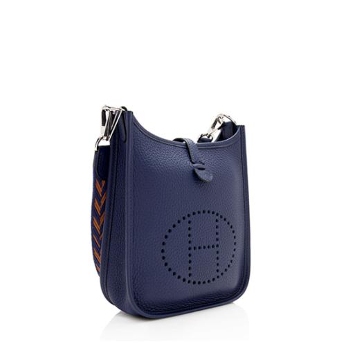 Hermes Taurillon Clemence Amazone Evelyne TPM Shoulder Bag