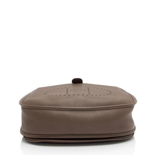 Hermes Taurillon Clemence Evelyne III PM Shoulder Bag