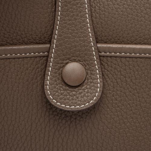 Hermes Taurillon Clemence Evelyne III PM Shoulder Bag