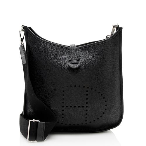 Hermes Taurillon Clemence Evelyne III PM Shoulder Bag