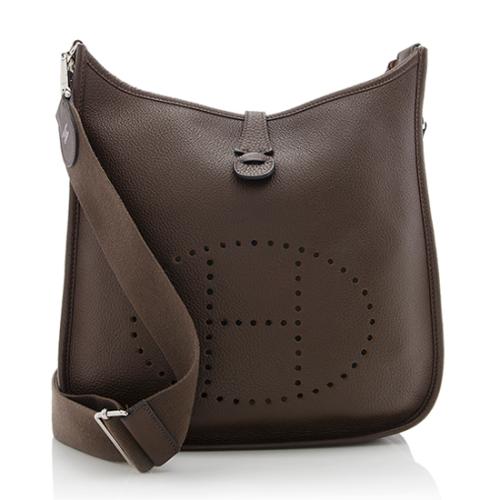 Hermes Taurillon Clemence Evelyne III PM Shoulder Bag