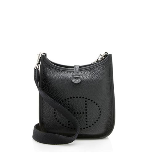 Hermes Taurillon Clemence Evelyne TPM Shoulder Bag