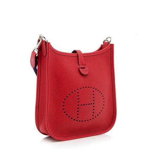 Hermes Taurillon Clemence Evelyne TPM Shoulder Bag