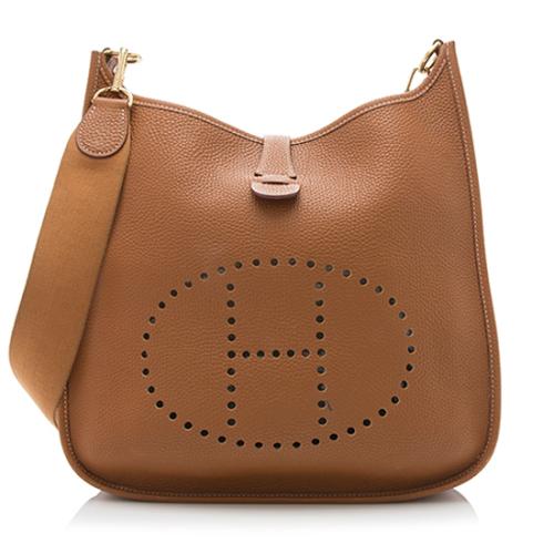 Hermes Togo Evelyne I GM Shoulder Bag