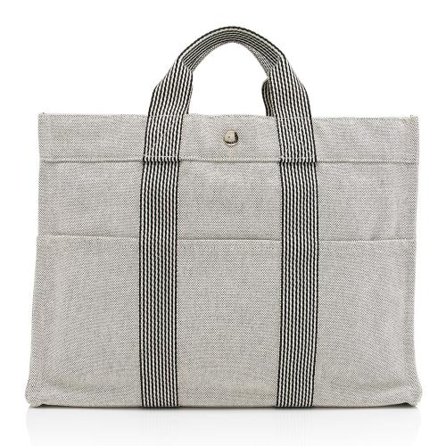 Hermes Toile Fourre Tout MM Tote