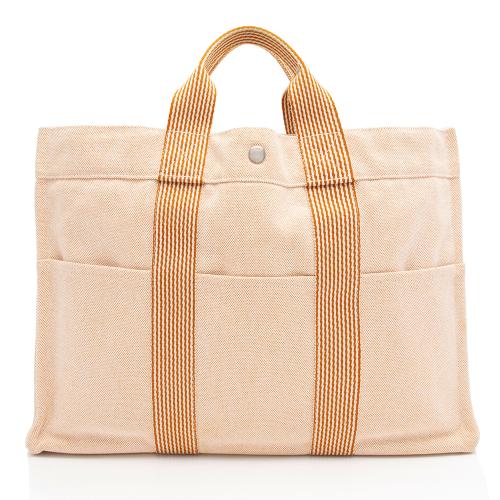 Hermes Toile Fourre Tout MM Tote