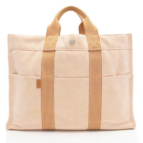 Hermes Toile Fourre Tout MM Tote