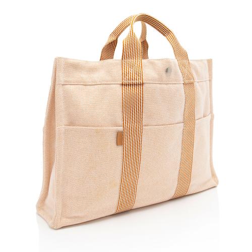 Hermes Toile Fourre Tout MM Tote