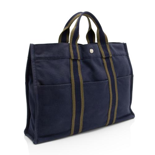 Hermes Toile Fourre Tout MM Tote