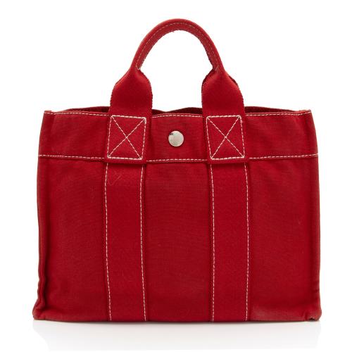 Hermes Toile Fourre Tout PM Tote