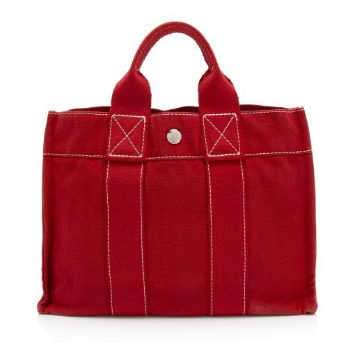 Hermes Toile Fourre Tout PM Tote