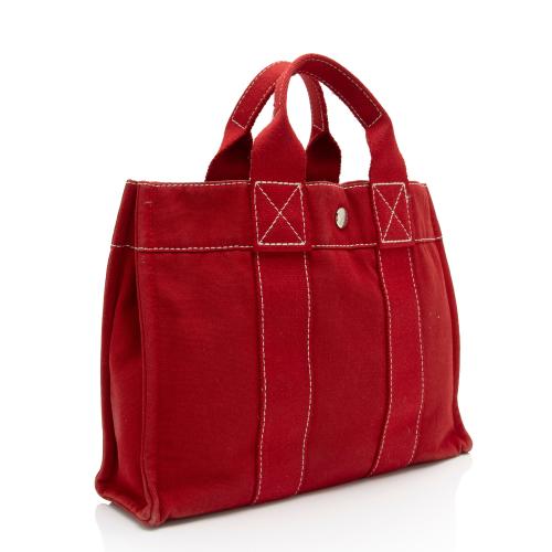 Hermes Toile Fourre Tout PM Tote