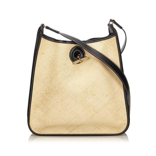 Hermes Raffia Vespa PM Shoulder Bag