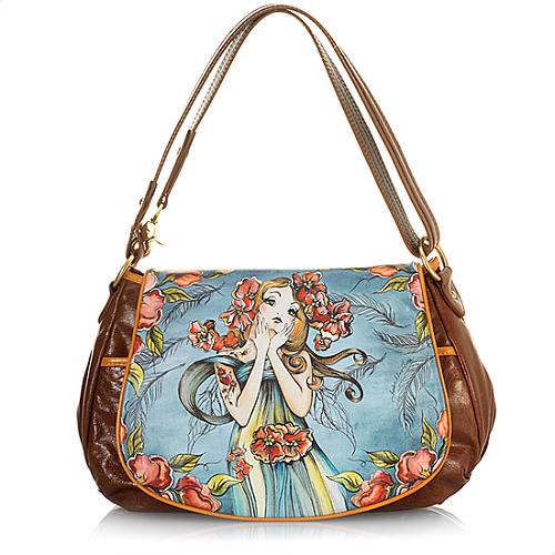 Isabella Fiore Celeste Messenger Handbag