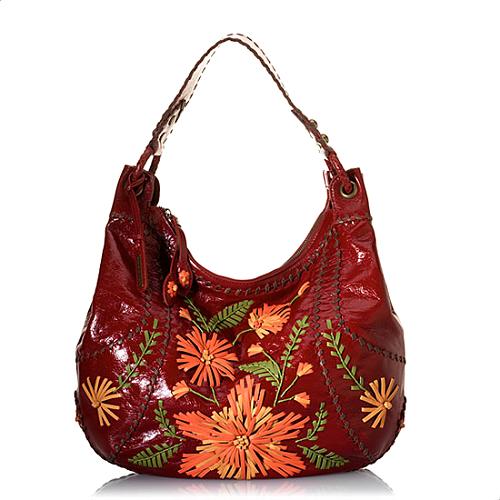 Isabella Fiore Flower Patch Hobo Handbag