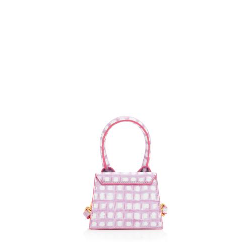 Jacquemus Smooth Leather Check Le Chiquito Mini Bag