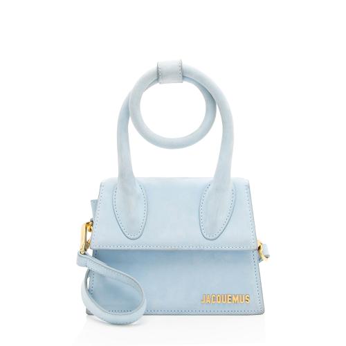 Jacquemus Suede Le Chiquito Noeud Bag