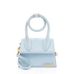 Jacquemus Suede Le Chiquito Noeud Bag