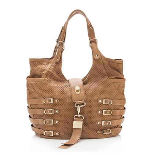 Jimmy Choo Leather Bree Medium Tote 