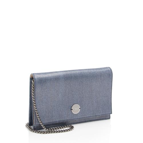 Jimmy Choo Glitter Denim Florence Crossbody