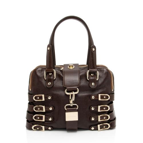 Jimmy Choo Leather Blythe Medium Satchel