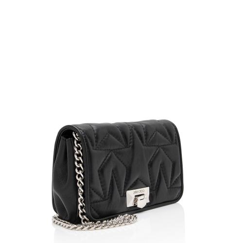 Jimmy Choo Leather Helia Chain Crossbody