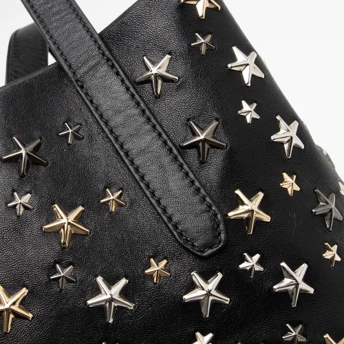 Jimmy Choo Leather Star Studded Sofia Small Tote