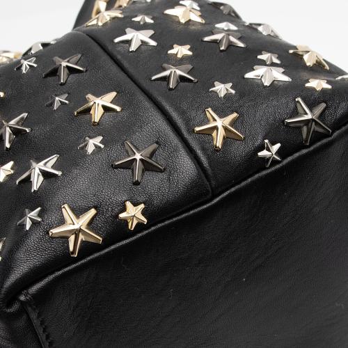 Jimmy Choo Leather Star Studded Sofia Small Tote