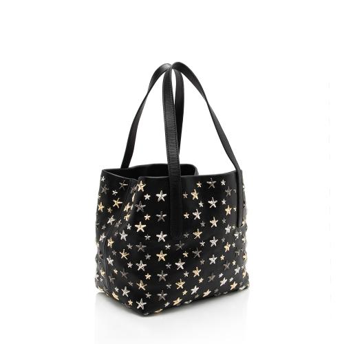 Jimmy Choo Leather Star Studded Sofia Small Tote