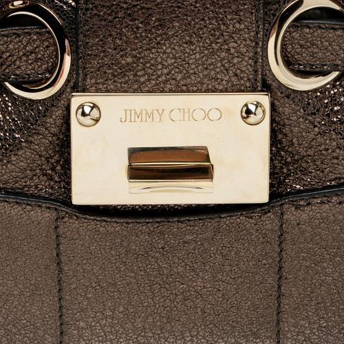 Jimmy Choo Metallic Leather Ramona Shoulder Bag