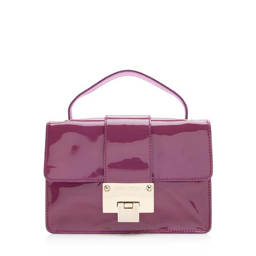 Jimmy Choo Patent Leather Rebel Satchel