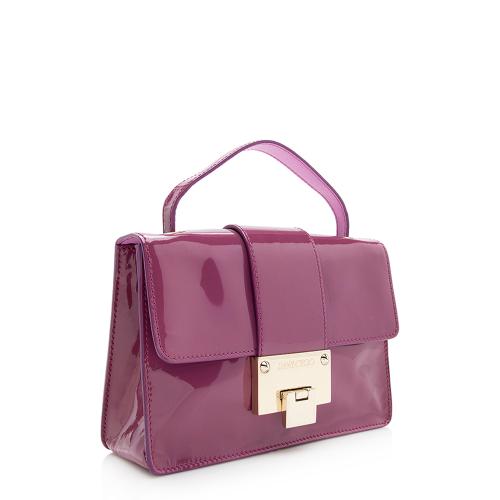 Jimmy Choo Patent Leather Rebel Satchel