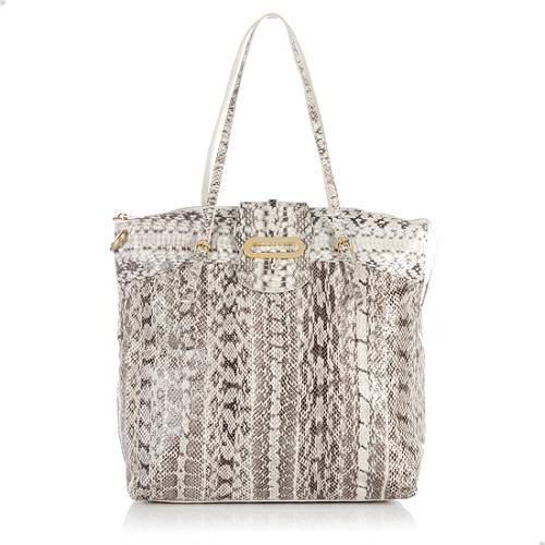 Jimmy Choo Snakeskin Tilda Tote 