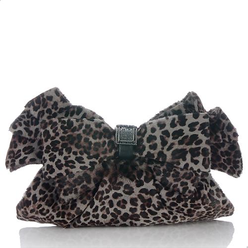 Judith Leiber Leopard Print Valeria Clutch