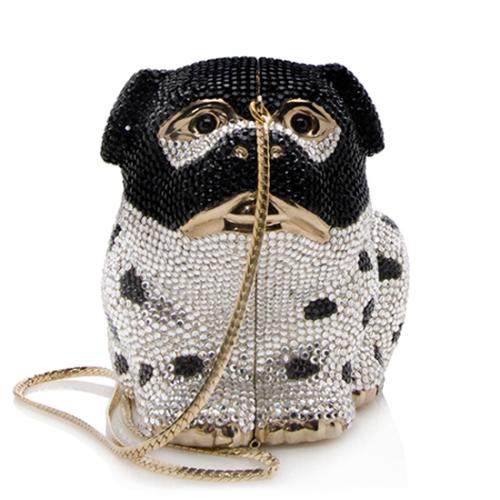 Judith Leiber Millie the Dog Minaudiere Clutch