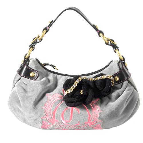 Juicy Couture Glitter Glam Big City Hobo Handbag