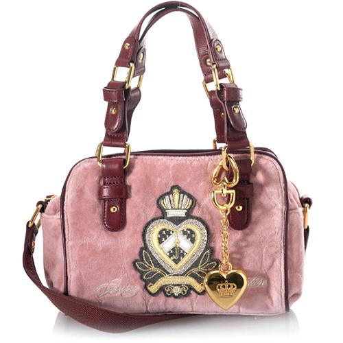 Juicy Couture Heart Jacquard Darling Satchel