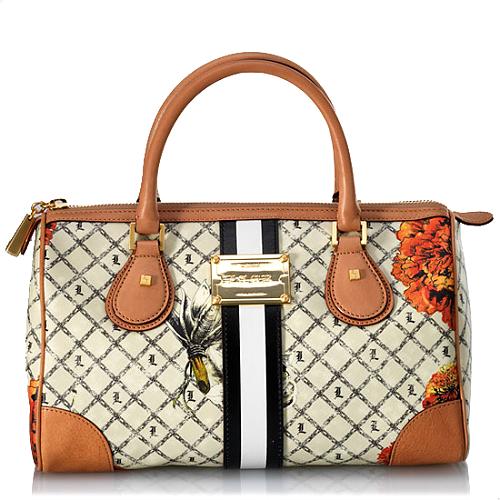 L.A.M.B. Signature Collection Cambridge Boston Handbag