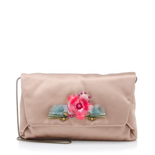 Lanvin Satin Mai Tai Clutch