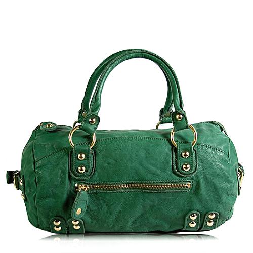 Linea Pelle Dylan Speedy Large Satchel Handbag