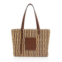 Loewe Raffia Square Basket Tote