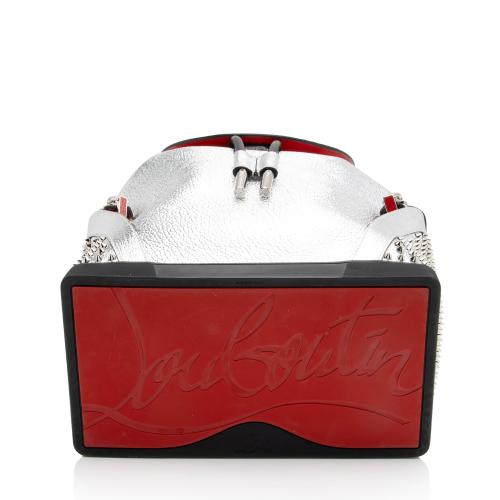 Christian Louboutin Metallic Leather Spiked Explorafunk Backpack