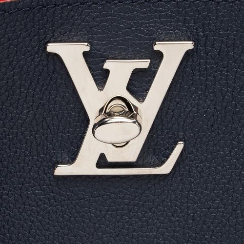 Louis Vuitton Calfskin Braided Lockme Bucket Bag