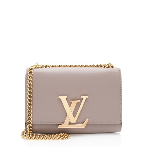 Louis Vuitton Calfskin Chain Louise Shoulder Bag