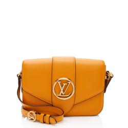 Louis Vuitton Calfskin LV Pont 9 Shoulder Bag