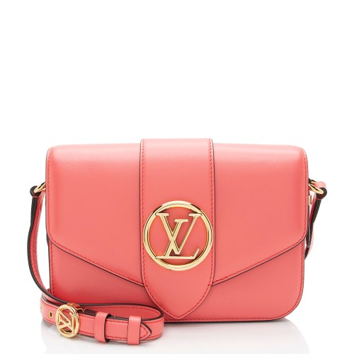 Louis Vuitton Calfskin LV Pont 9 Shoulder Bag