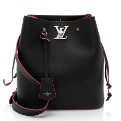 Louis Vuitton Calfskin Lockme Bucket Bag