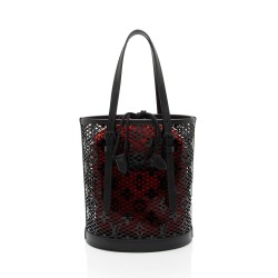 Louis Vuitton Calfskin Monogram Lace PM Bucket Bag