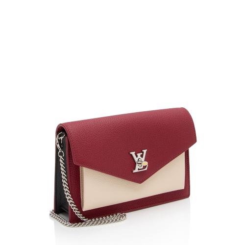 Louis Vuitton Calfskin Mylockme Chain Pochette